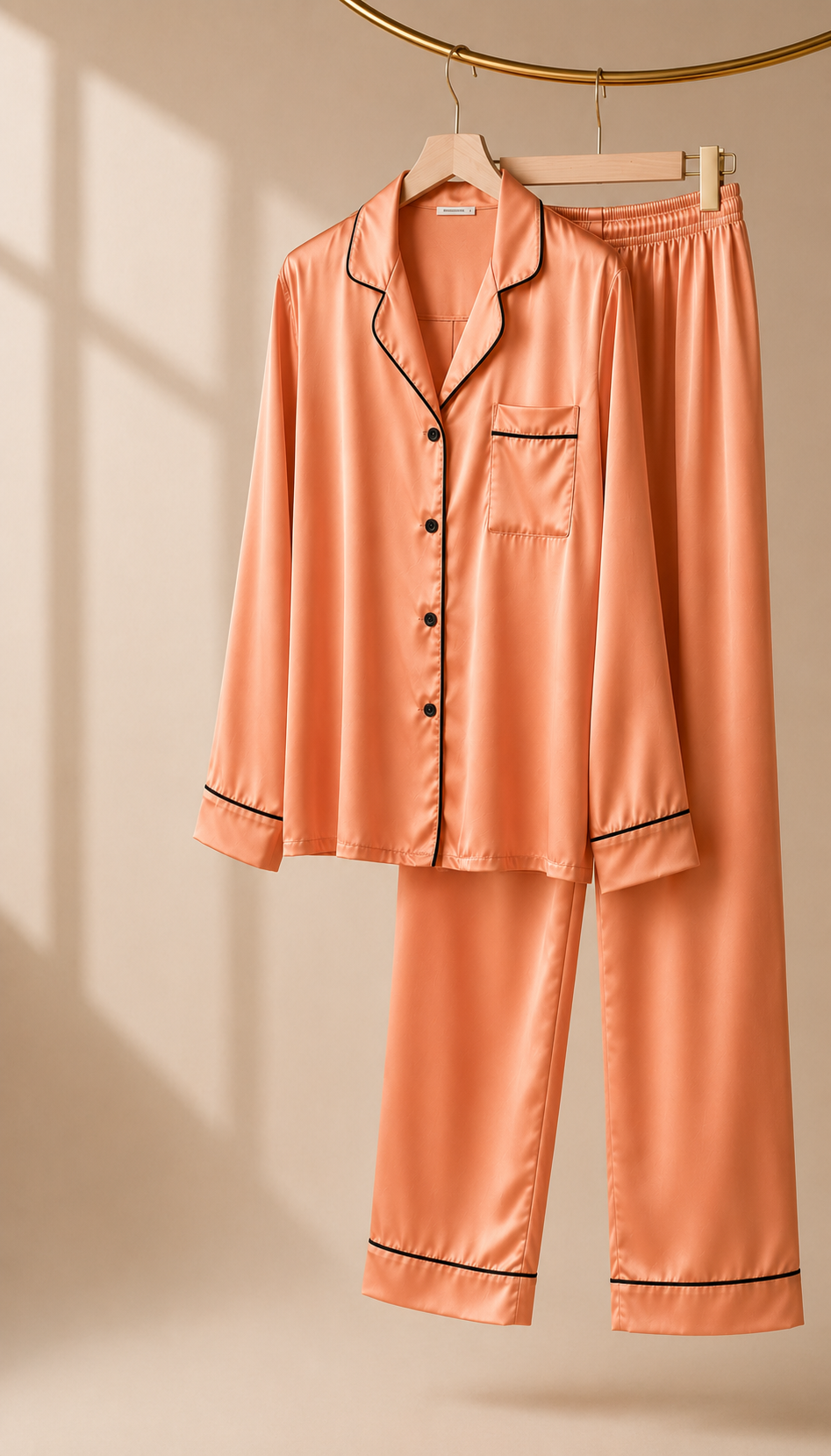 Pijama en seda satín premium