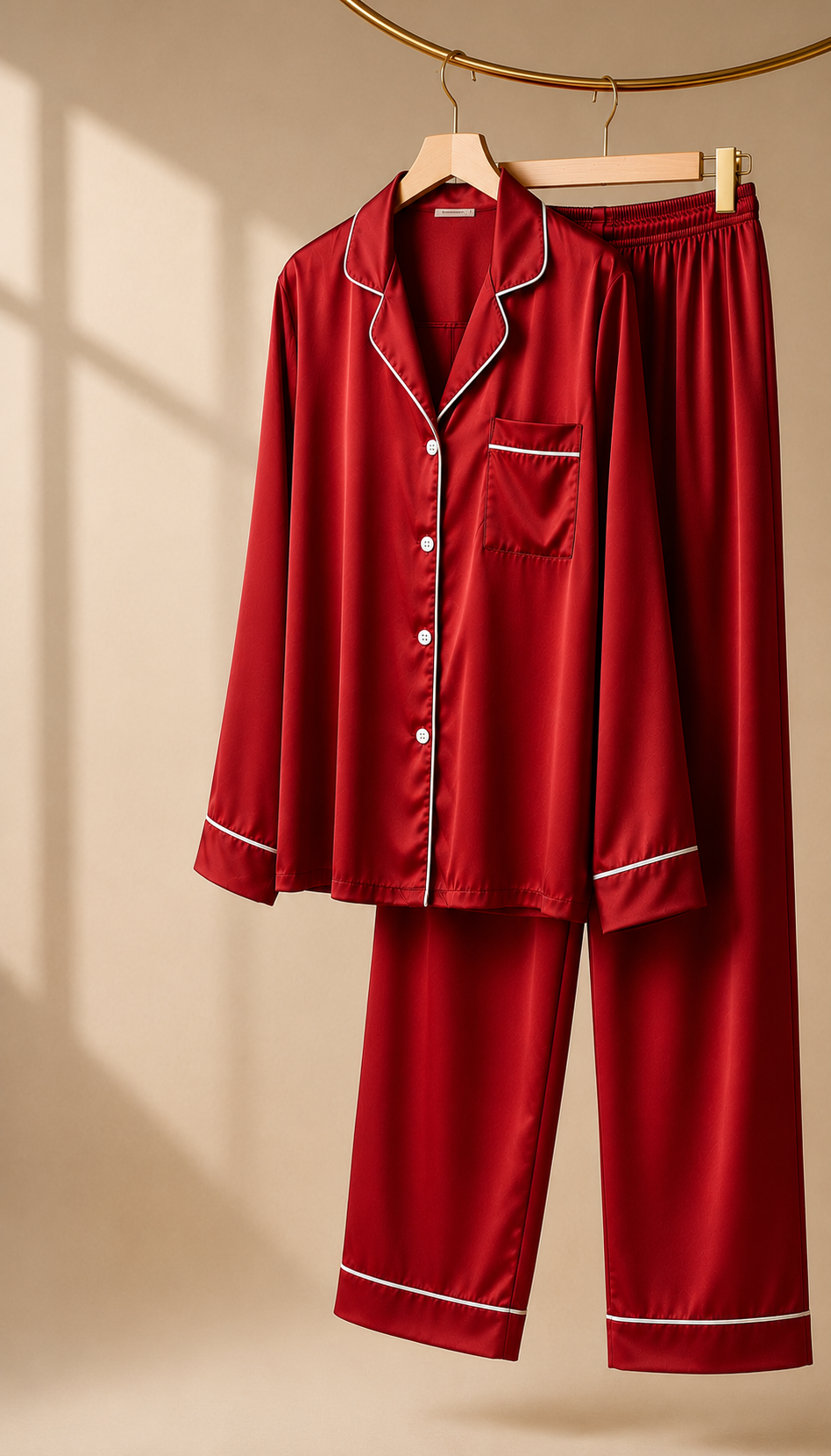 Pijama en seda satín premium